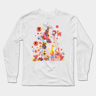 Playful Palette Parade Long Sleeve T-Shirt